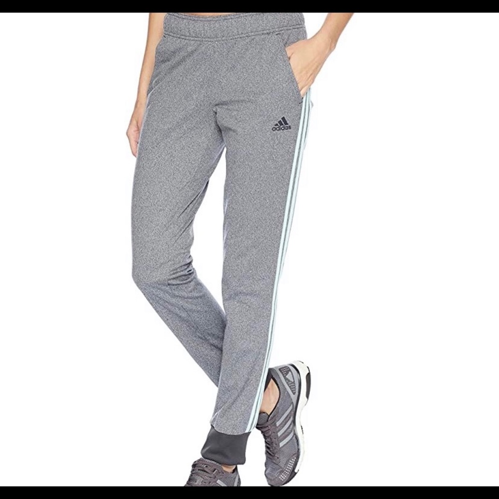 Women’s Adidas Track Pants Drey Grey/ Clear Mint